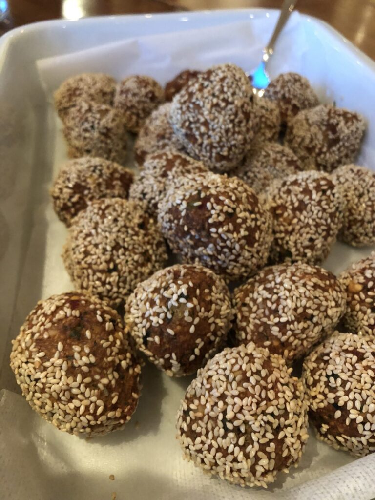 Oppskrift falafel med tang eller tare